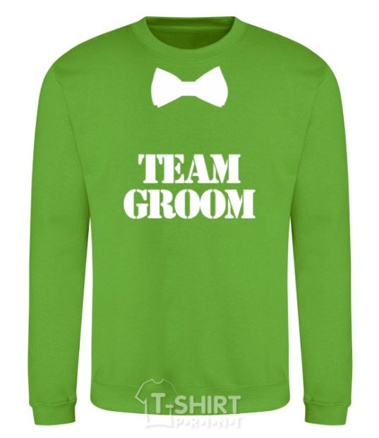 Sweatshirt Team groom butterfly orchid-green фото