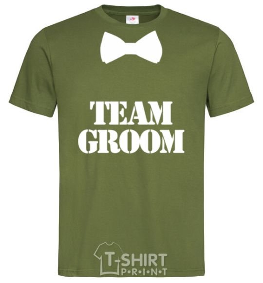 Men's T-Shirt Team groom butterfly millennial-khaki фото
