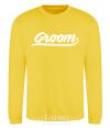 Sweatshirt Groom line yellow фото