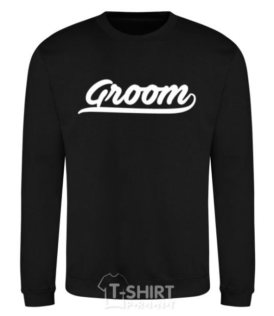 Sweatshirt Groom line black фото