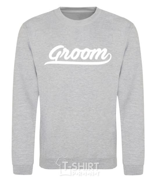 Sweatshirt Groom line sport-grey фото