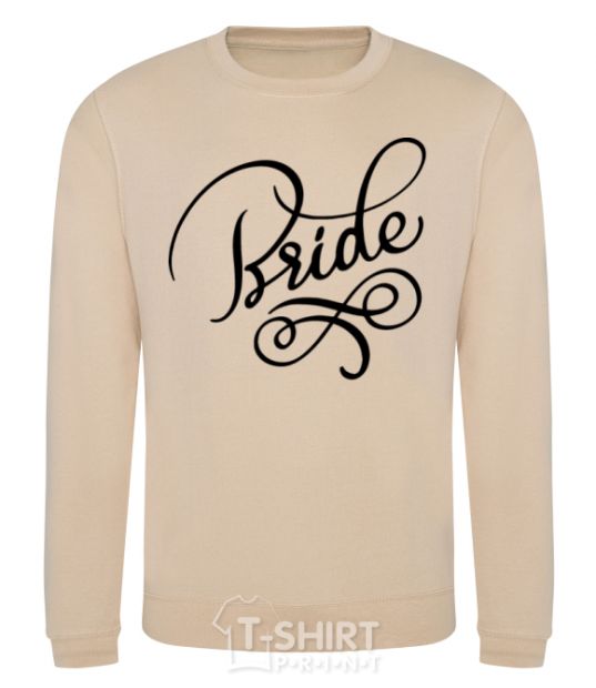 Sweatshirt Bride monograms sand фото