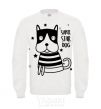 Sweatshirt Super star dog White фото