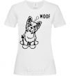 Women's T-shirt Woof White фото