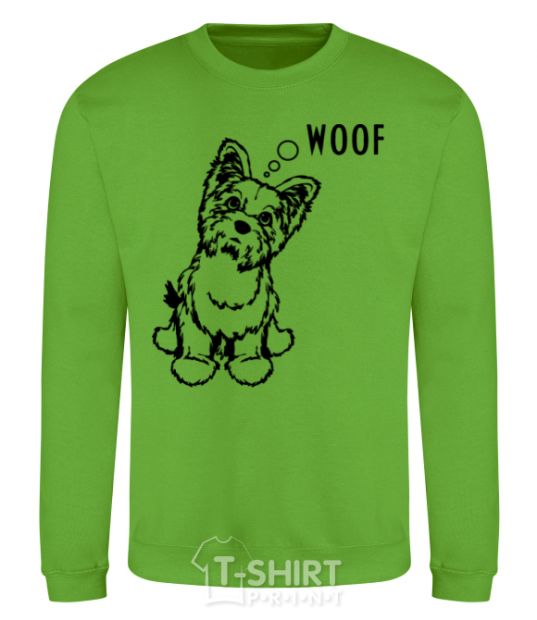 Sweatshirt Woof orchid-green фото