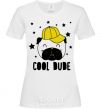 Women's T-shirt Cool dude White фото