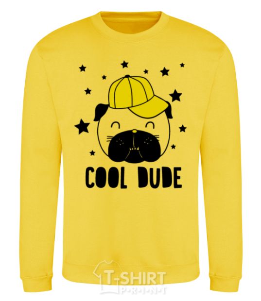 Sweatshirt Cool dude yellow фото