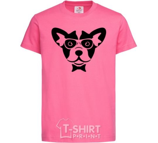 Kids T-shirt Doggie heliconia фото