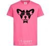 Детская футболка Doggie Ярко-розовый фото