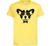 Kids T-shirt Doggie cornsilk фото