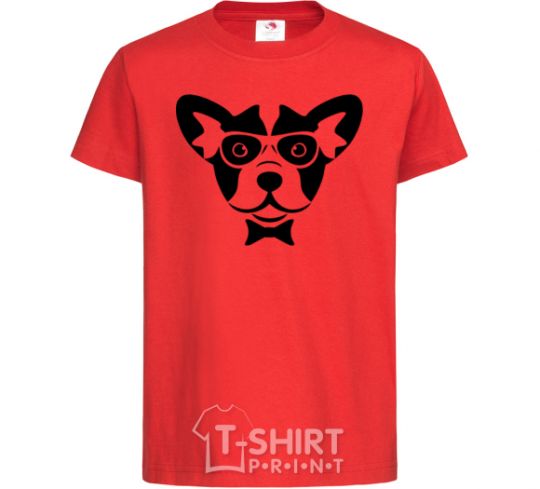 Kids T-shirt Doggie red фото