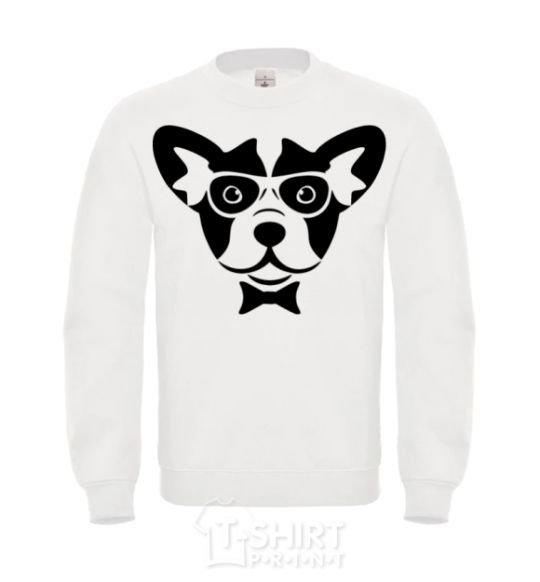 Sweatshirt Doggie White фото