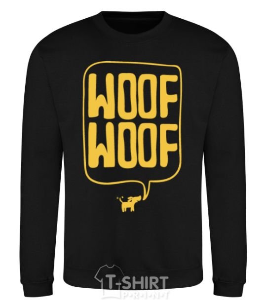 Sweatshirt Woof woof black фото