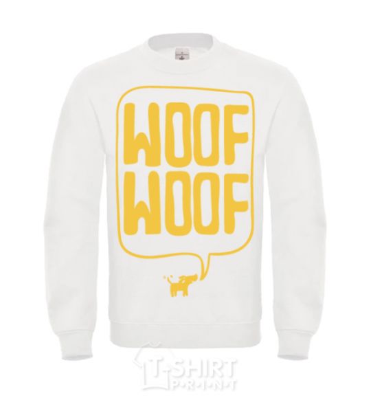 Sweatshirt Woof woof White фото