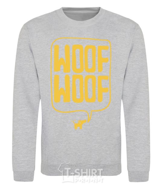 Sweatshirt Woof woof sport-grey фото