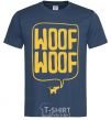 Men's T-Shirt Woof woof navy-blue фото