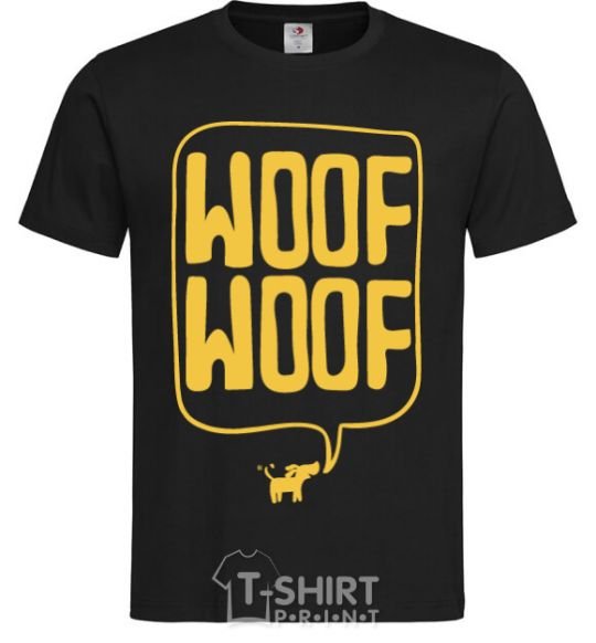 Men's T-Shirt Woof woof black фото