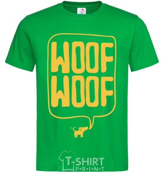 Men's T-Shirt Woof woof kelly-green фото