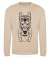 Sweatshirt I woof music sand фото