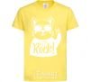 Kids T-shirt Dog let's rock cornsilk фото