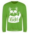 Sweatshirt Dog let's rock orchid-green фото