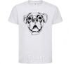 Kids T-shirt Rottweiler White фото