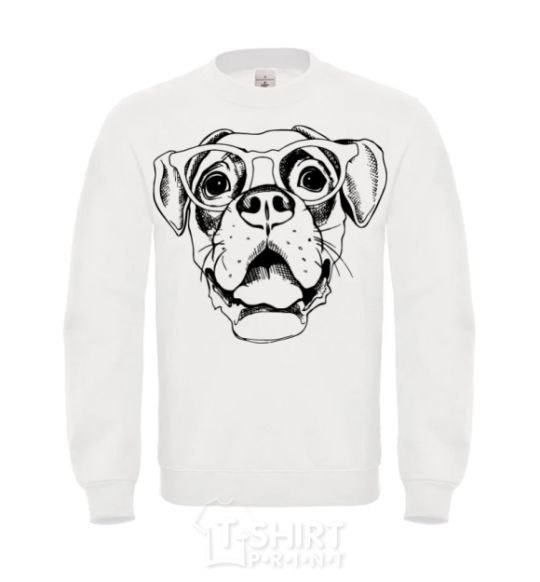 Sweatshirt Rottweiler White фото