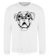 Sweatshirt Rottweiler White фото