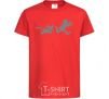 Kids T-shirt Favorite dog red фото