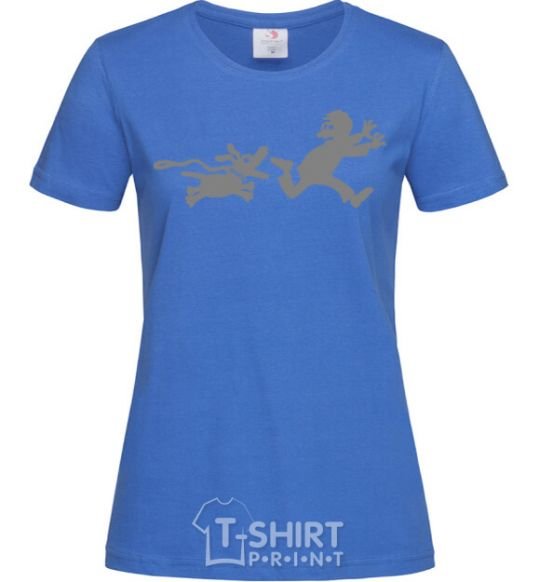 Женская футболка Любимая собака Ярко-синий фото