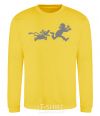 Sweatshirt Favorite dog yellow фото