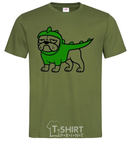 Men's T-Shirt Pug Dino millennial-khaki фото