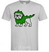 Men's T-Shirt Pug Dino grey фото