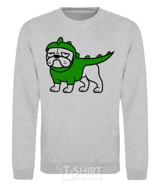 Sweatshirt Pug Dino sport-grey фото