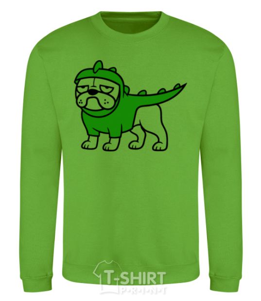 Sweatshirt Pug Dino orchid-green фото