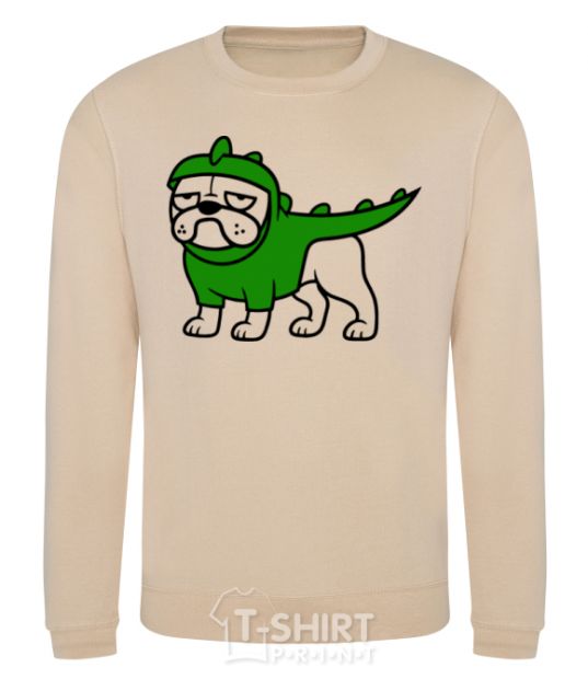 Sweatshirt Pug Dino sand фото