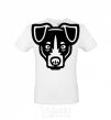 Men's T-Shirt Terrier Head White фото