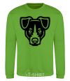 Sweatshirt Terrier Head orchid-green фото