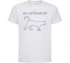 Kids T-shirt Life is better with a cat White фото