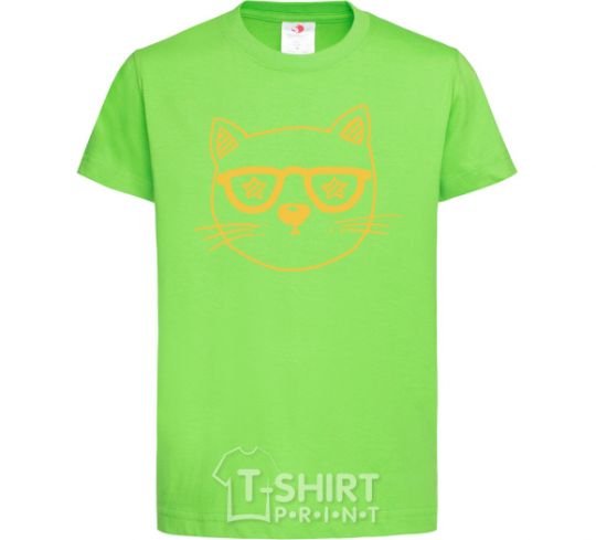 Kids T-shirt Starcat orchid-green фото