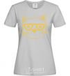 Women's T-shirt Starcat grey фото