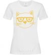 Women's T-shirt Starcat White фото