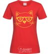 Women's T-shirt Starcat red фото