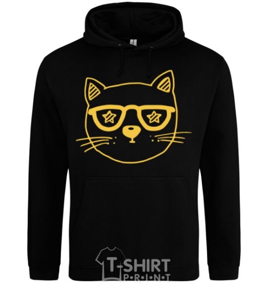 Men`s hoodie Starcat black фото