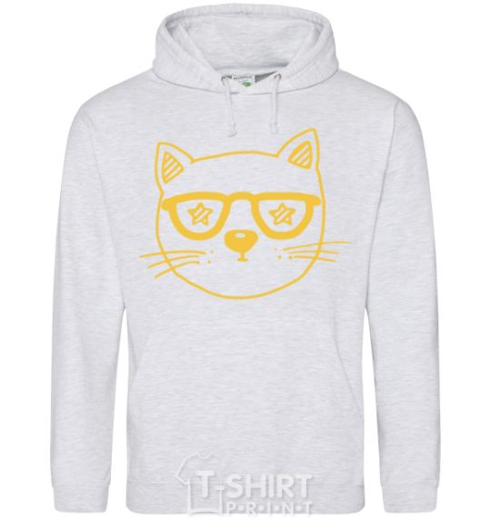 Men`s hoodie Starcat sport-grey фото