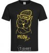 Мужская футболка Meow style Черный фото