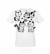 Men's T-Shirt Funny kitties White фото