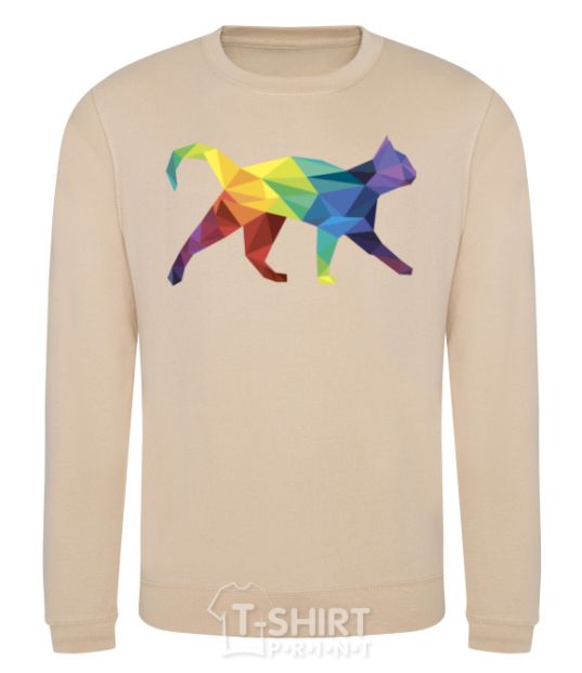 Sweatshirt Bright cat sand фото