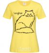 Women's T-shirt Longhair cornsilk фото