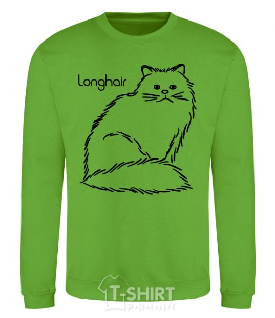 Sweatshirt Longhair orchid-green фото